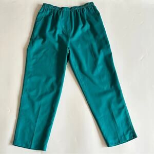 ALIA  Women’s Elastic Waist Solid Color 2Pocket Front Dress Pant